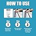 SCRUBIT 12 Premium Lint Traps with 12 Long Lasting Ties for Washing Machines - Light Aluminum Lint Trap Snare Laundry Mesh Washer Hose Filter - Won't Rust, Easy Installation,