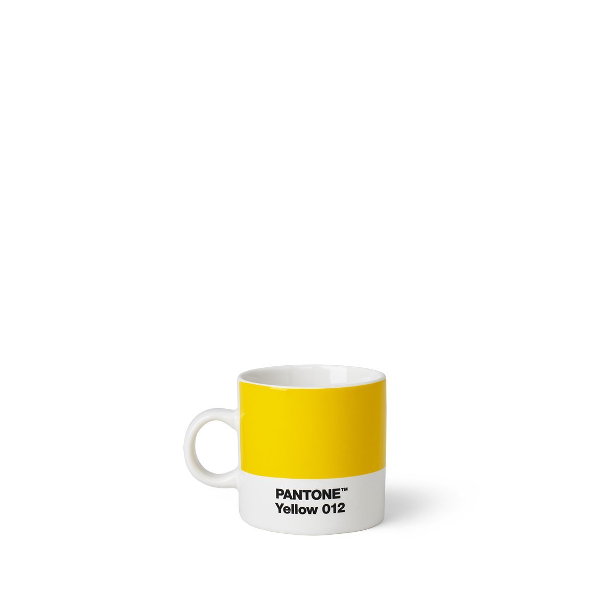 Copenhagen Design PANTONE Espresso Cup, small coffee cup, fine china (ceramic), 120 ml, Yellow