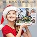 Ideallife Dinosaur Toys 144Pcs Race Car Flexible Track, Create a Road, Toys Set for Christmas & Birthday Gift, Safe Durable STEM Play Set for Boys Girls