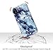 GOLINK Marble Series Slim-Fit Ultra-Thin Anti-Scratch Shock Proof Dust Proof Anti-Finger Print TPU Gel Case for iPhone X/iPhone Xs - Blue Marble