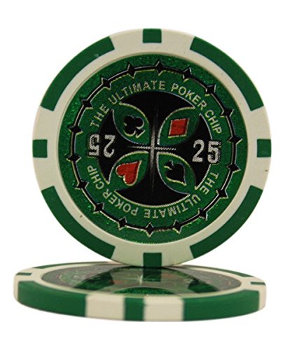 MRC 500pcs Ultimate Laser Poker Chips Set with Aluminum Case