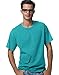 Hanes Premium Tagless T's in Teal - Large