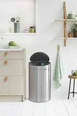 Brabantia Touch Bin New Recycle 10L 23L Inner Matt Steel Fingerprint Proof view 7