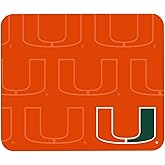 Mouse Pad, Fabric, University of Miami Standard/Mascot Repeat