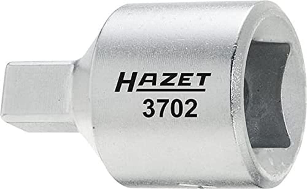 HAZET 3702-1 36 mm Square Profile Oil Service Screwdriver Socket - Chrome-Plated