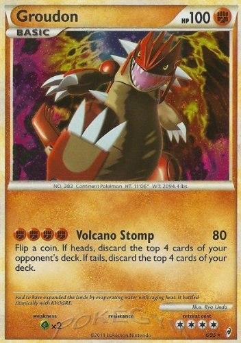 Pokemon - Groudon (6/95) - Call Of Legends - Holo