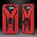 Ownest Compatible Samsung Galaxy J7 V Case,Galaxy Halo/J7 Prime/J7 Perx/J7 Sky Pro Case, Dual Layer 2 in 1 with Kickstand Heavy Duty Protection for Galaxy J7 2017，Not fit J7 2018-Red