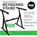 Knox Gear Keyboard Piano Stand – Universal, Z Style, Pedal Friendly – Lightweight and Ultra Portable – Adjustable Height and Width – Optional Detachable Wheels - Professional Grade