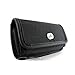 Cell Phone Case for Plum Gator 4 Heavy Duty Secure Rugged Horizontal Canvas Nylon Pouch Bag with Metal Belt Clip
