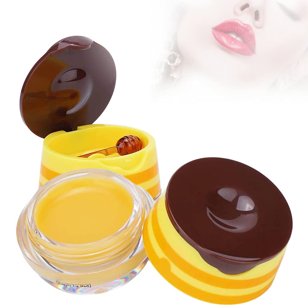 Lip Moisturizing Gel Mask, Propolis Moisturizing Lip Mask Dead Skin Removal Nourishing Anti-Wrinkle For Lip Mask With Brush