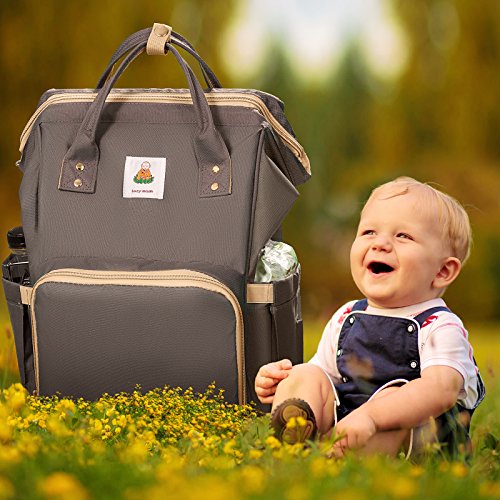 Diaper Bag Backpack - Baby Bags for Mom, Girls & Boys | BEST 2018 Women Organizer for Boy & Girl with Bookbag