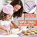 Comfecto Cooling Rack Stainless Steel, 2 pcs 17 x 11 inch Oven Safe Stackable Cookie Racks fit Half Sheet Pan for Cake Decorating Roasting Grilling Baking with 4 Stable Legs, Cookies Recipe Included