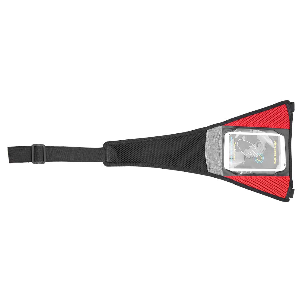 RiToEasysports Trainer Sweatband Waterproof Reusable Bike Sweat Guard with Phone Pouch Cycling Sweat Net Cycling Other