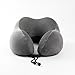 eJourney Enoch Journey Travel Neck Pillow Support, Memory Foam Travel Pillow - Travel Memory Foam Neck Pillow Portable Cover Bag, Washable Pillow Cover, Versatile for Any Trip (Grey)