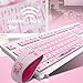 Hello Kitty Wireless Keyboard Mouse Combo 2.4Ghz USB Receiver