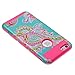 iPhone 6 Plus Case 5.5 Inch,iPhone 6S Plus Case,AnnBay High Impact Hard Hybrid Dual Layer Heavy Duty Armor Modern Slim Drop Protection Shock Absorption Cover Case Hot Pink