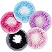 Dance Headdress Accessories Elastic Hair Net Hair Ring Ballet Flower Net Pocket Hair Accessories for Kids Girls Women (Mixed Color)
