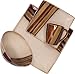 Sango Avanti 16-Piece Stoneware Dinnerware Set, One Size, Brown