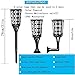 CINOTON Solar Tiki Torches Upgraded, Waterproof Solar Torch Lights with Flickering Flame, Landscape Decoration Lighting, Dusk to Dawn Auto On/Off Security Warm Light for Garden Patio Driveway (2 PACK)