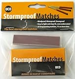 UCO Stormproof Matches, Waterproof and Windproof with 15 Second Burn Time - 25 Matches