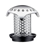 VOMONO Drain Hair Catcher Tub Strainer, Stainless Steel Bathtub Drain Protector, Bathroom Dog Hair Drain Catcher Fit Drain Sizes from 1.49'' to 1.77''