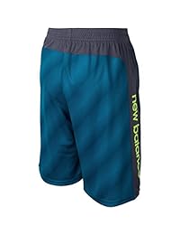 new balance Boys 'performance Logo Panel corto