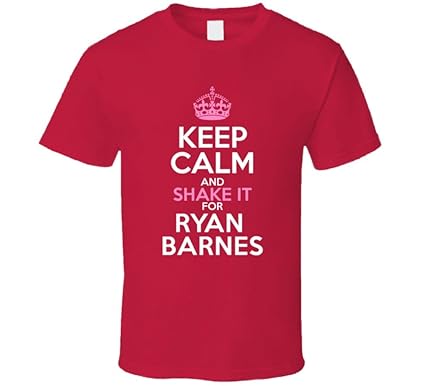 Amazon Com Keep Calm And Shake It For Ryan Barnes Detroit Hockey