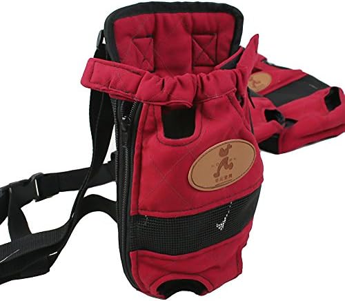 Annong Dog Carrier, Front &amp; Back Pack, Free Your Hands, Convenient, Lightweight &amp; Safe to Carry Your Pet Around for Biking, Hiking, Trip, Shopping and Outdoor Activities (S)