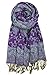 Achillea Soft Silky Reversible Paisley Pashmina Shawl Wrap Scarf w/Fringes 80