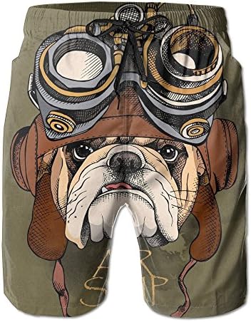 Hot Elastic Summer Shorts The Moment Style Men Diver Dog