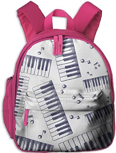 Piano Keys Keyboard Toddler Boys Travel Bag Fashion Floral School Backpacks