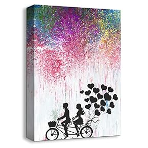 Romantic Rainy Day Home Artwork for Living Room Bedroom
