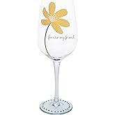 Pavilion - Forever My Friend - 16 oz Stemmed Wine Glass Bestie BFF Best Friend Friendship
