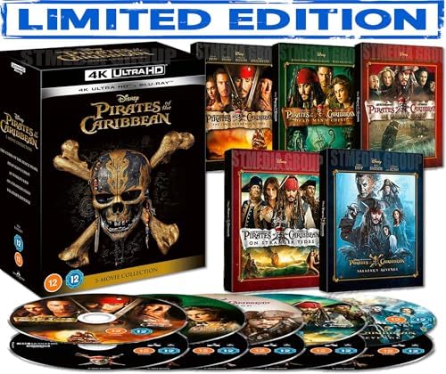 Amazon.com: Pirates of the Caribbean: 5-movie Collection [ 4K