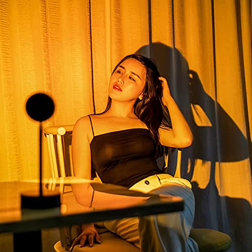 Sunset Lamp Sun Light Projector 180 Degree Rotation Led Light Romantic Visual USB Projection Lamp for Photography Bedroom Studio Decor