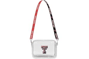 Littlearth NCAA Clear Fanny Fan Purse with 3D Logo
