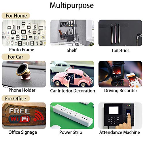 9.85 FT Double Sided Adhesive Tape Transparent Traceless Gel Mat Nano Tape Washable Removable and Recycled Sticky Anti-Slip Gel Tape for Paste Photos Posters, Fix Carpet Mats or Home Office Wall Decor