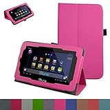 Kurio Xtreme 2 Case,Mama Mouth PU Leather Folio 2-Folding Stand Cover for 7