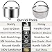 The Original - Steamer Basket Insert, Stainless Steel - for 6 qt and 8 Quart Instant Pot, Pressure Cooker - Strainer for Pasta, Rice Tamales, Fish, Veggies, Eggs