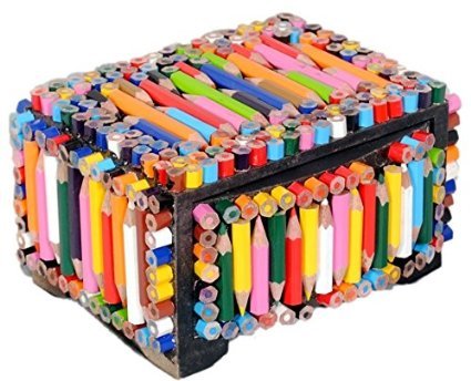 Magpie Document Bag Natraj Colour Pencils Wooden Jewellery Box (Multicolour) Magpie Document Bag Natraj Colour Pencils Wooden Jewellery Box (Multicolour)