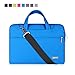 Qishare 13.3 14 inch Laptop Case Laptop Shoulder Bag, Multi-Functional Notebook Sleeve Carrying Case with Strap for Samsung Acer Asus Lenovo Yoga MacBook pro 13 Ultrabook Chromebook(Blue)