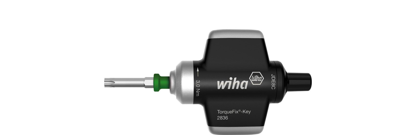 Wiha 283601140" Torque Fix Screwdriver, Black/Silver, 1.4 Nm