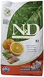 Farmina Natural and Delicious Grain-Free Formula Dry Dog Food, 5.5-Pound, Wild Herring