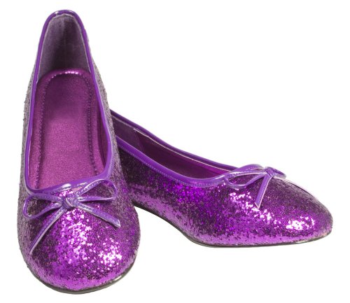 Purpletopia Violet Spangle Flats Size 12