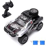 Vinciph RC Cars 2.4Ghz All Terrain High Speed Racing Car 1:18 Scale Off-Road Vehicle Buggy Toy Car,Remote Control Car for Kids Birthday (2pce Battery)