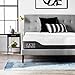 LUCID 12 Inch Hybrid Memory Foam Infused with Bamboo Charcoal and Aloe Vera-Encased Spring Support-Medium Plush Feel-Motion Isolation Mattress, California King, White