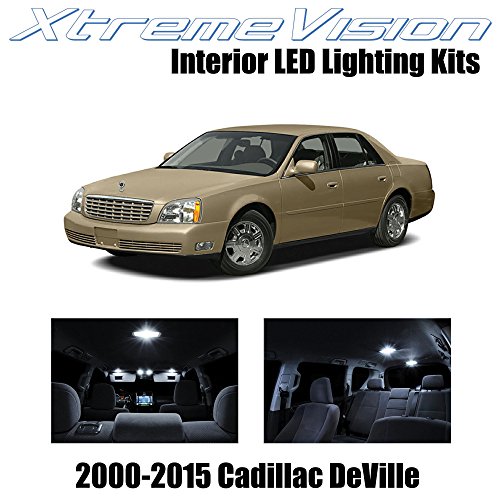 Click Here to See More Images XtremeVision Cadilac DeVille 2000-2005 (10 Pieces) Pure White Premium Interior LED Kit Package + Installation Tool Tool