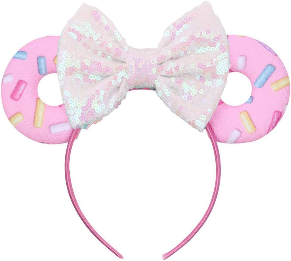 Ohdina Lovely Mouse Ears Headband Butterfly Hairband Princess Decoration Birthday Supply Festival