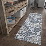 Piper Dark Gray 2x10 Hallway Runner Rug - Area Rugs