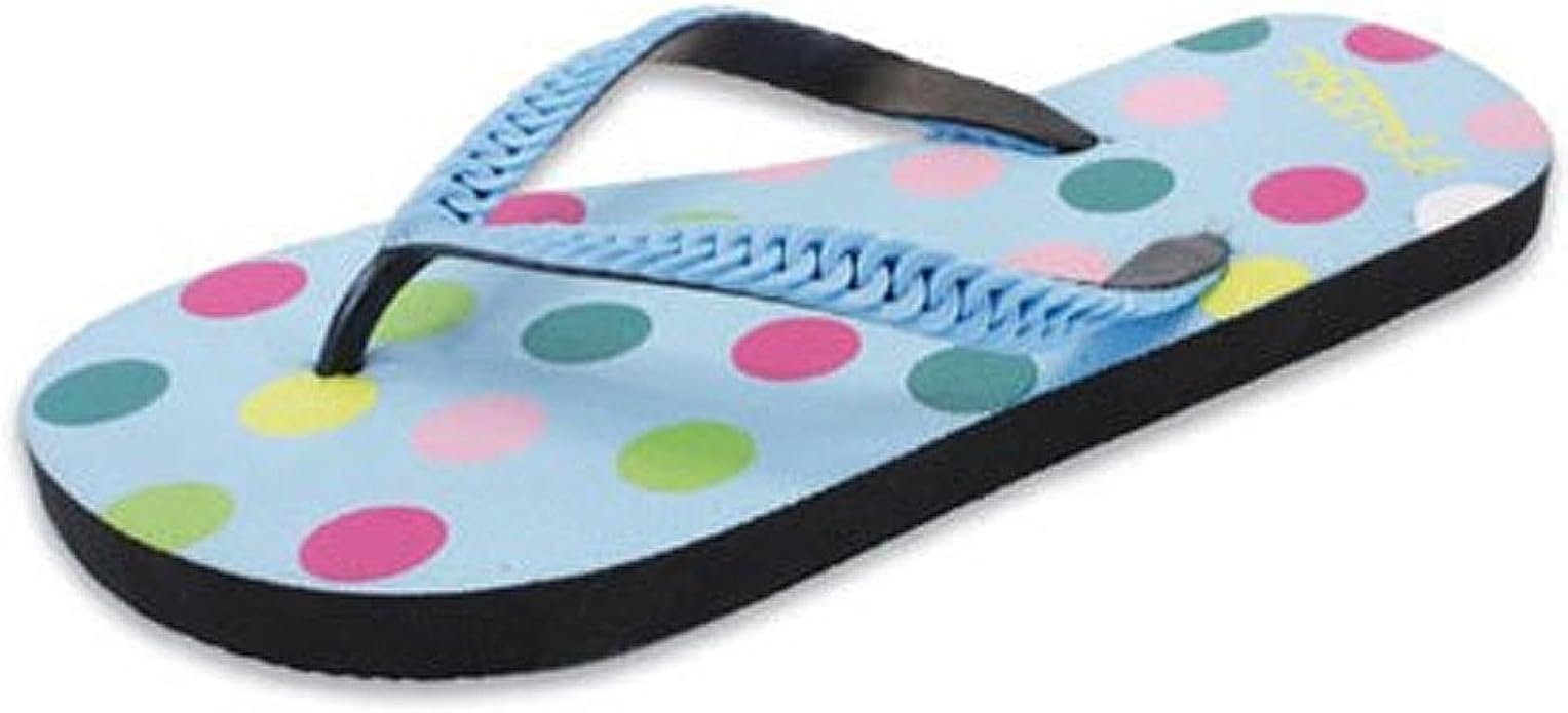 printed flip flops